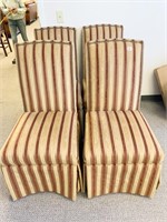 PARSON STRIPPED UPHL. CHAIRS TACK STRIP ACCENT W/