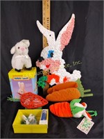 New Easter decor - decorative wood carrot cart,