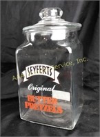 Seyfert's Butter Pretzels jar - cracked corner