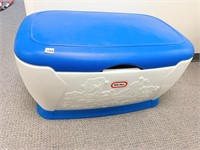LITTLE TIKE 39" X 32" TOY BOX VERY CLEAN