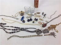 Costume jewelry-cubic zirconia necklace,