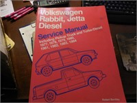 Lot of 5 VW Rabbit Diesel Serivce Manuals