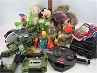 Large toy lot of all kinds modern and vintage