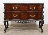 Rococo Revival Mahogany Chest of Drawers