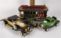 1936 Ford Coupe toy car, 1910 Ford Model T toy