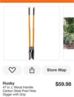 Husky 47 in. Carbon Steel Post hole Digger