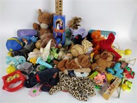 Toys from 80’s, 90’s and early 2000’s, includes