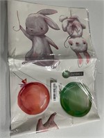 sticker balloon bunnies