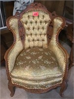 Vintage French Style Wing Chair