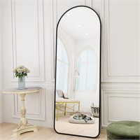 Arched Floor Length Mirror w/ Free-Standing