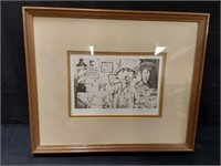 Signed & Numbered Charles Bragg Lithograph
