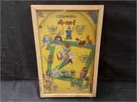 Vtg 1930s Poosh-M-Up 4 in 1 Pinball (St. Louis)