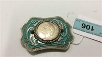 Liberty Head 1923 Silver Dollar Belt Buckle S15A