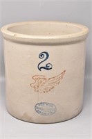Red Wing 2 Gallon Stoneware Pottery Crock