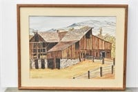 Old Barn Original Watercolor by Steve Parr 11381