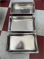 3 steamer pans