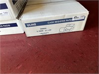 Box of Uline Cash Register Tape
