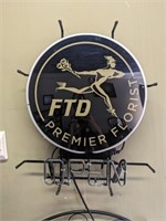 FTD floral company neon sign