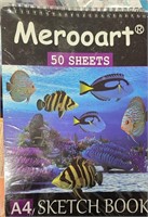 MEROO ART 50 SHEETS A4 SKETCH BOOK