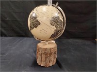Small Globe on Wood Base