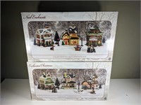 Christamas cottages in box