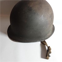 WW II American Military helmet with liner