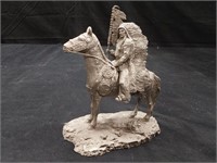 The Noble Americans Sioux Solid Pewter Figurine