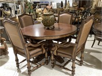 Old world distressed dining/game table