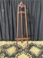 Beautiful carved fancy antique easel