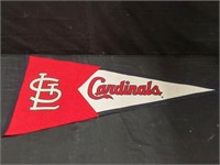 Large Embroidered Felt STL Cardinals Pennant