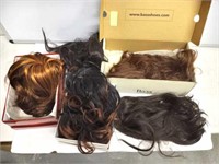 GROUP OF ASSORTED WIGS