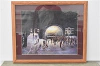 Bandshell in City Park by Leon Smith Framed Print