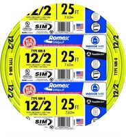 25' GROUND ROMEX ELECTRICAL WIRE RET $26