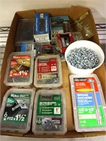 TRAY OF FASTENERS, SELF TAPPERS