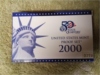 2000 United States Mint Proof Set in BOX