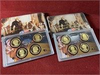 (2) PRESIDENTIAL US PROOF COIN SETS 2007 / 2008