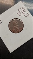 Double Sided 1963D/1966  Wheat Back Penny