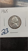 BU 1965 Jefferson Nickel