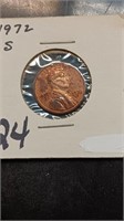 Uncirculated 1972-S Lincoln Penny