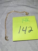 14 k marked necklace