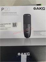 1 AKG P120 studio condenser microphone, appears