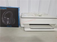 1 HTP envy 6055 printer, appears to be used, in