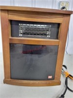 1 small sized redstone infrared cabinet heater,