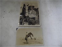 ROY ROGERS & TRIGGER SIGNED PIC. AND POST CARD