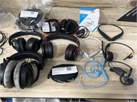 13 items together, Anker earbuds, sx 990
