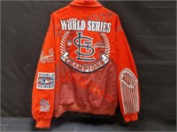 XL JH Design STL Cardinals Sueded Cotton Jacket