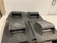 Roof vents. Black. Used