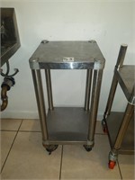 14" X 14" SS ROLLING STAND