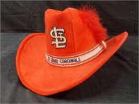 Old School STL Cardinals Suede Cowboy Hat (L)