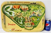 Vintage Disneyland Map TV Tray Rare 1955